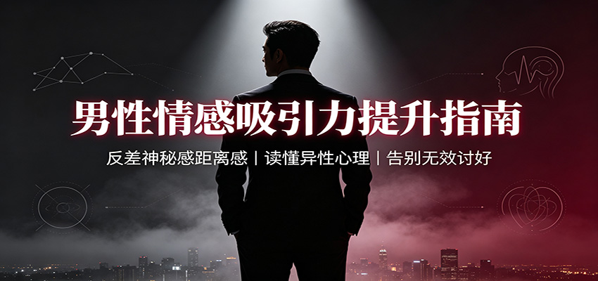 男性情感吸引力提升指南:反差神秘感距离感,读懂异性心理,告别无效讨好-来聚吧