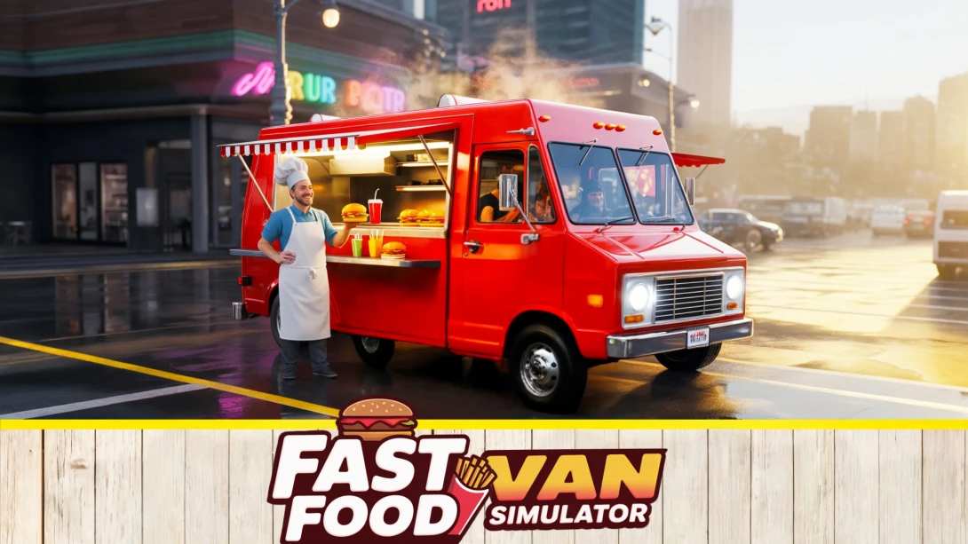 【美版】快餐车模拟器 Fast Food Van Simulator 英语-来聚吧
