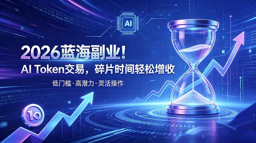 AI Token算力赛道！普通人可入局的数字副业-来聚吧
