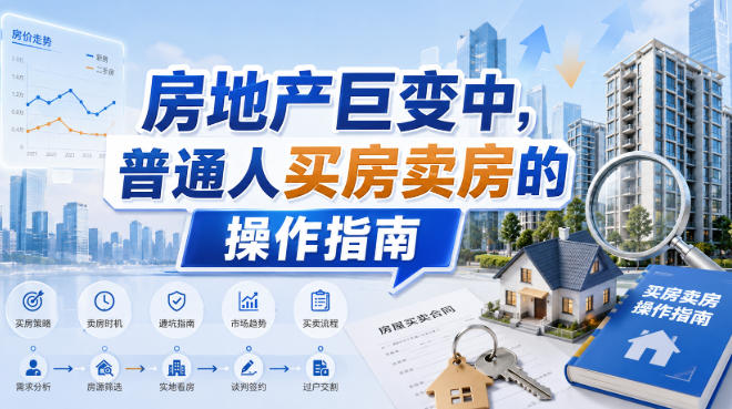 付费文章:房地产巨变中,普通人买房卖房的操作指南【上篇+下篇】-来聚吧