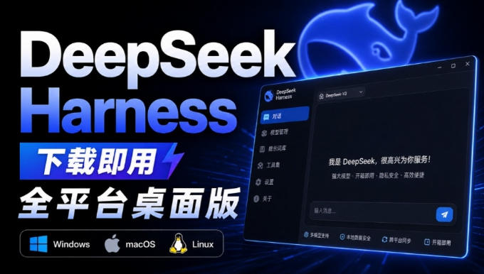 Github上近20万Stars,Harness现在可以双击运行使用了,Harness全平台桌面版-来聚吧
