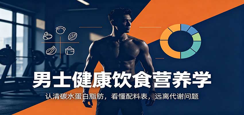 男士健康饮食营养学:认清碳水蛋白脂肪,看懂配料表,远离代谢问题-来聚吧