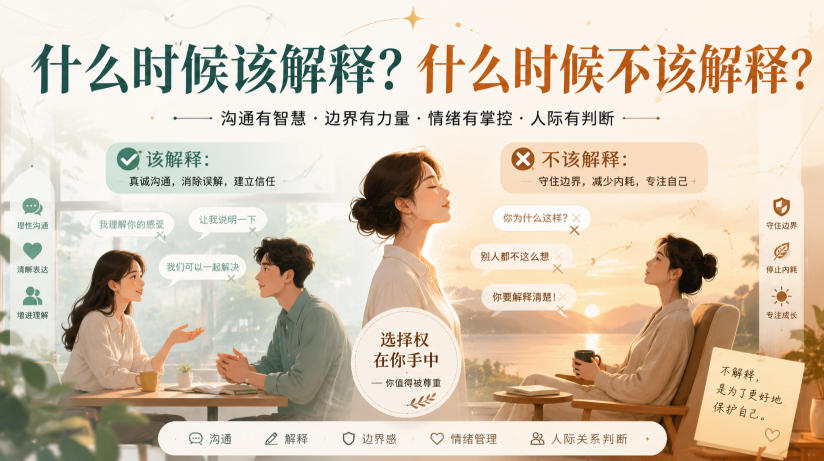 付费文章:什么时候该解释?什么时候不该解释?-来聚吧