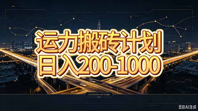 运力搬砖,风口项目。当日收益稳定200-1000。 每天仅需一小时,新人轻松上手。-来聚吧