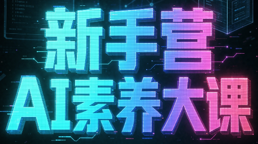 破局俱乐部·破局行动新手营AI素养大课-来聚吧