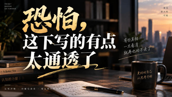 灏泽叔最新付费文章:恐怕,这下写的有点太通透了-来聚吧