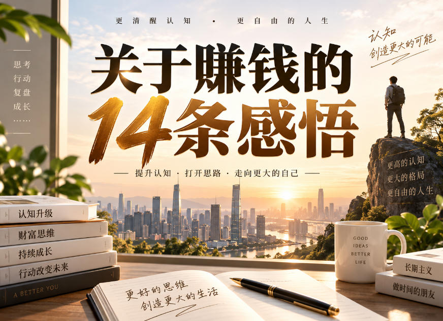 付费文章：关于賺钱的14条感悟-来聚吧