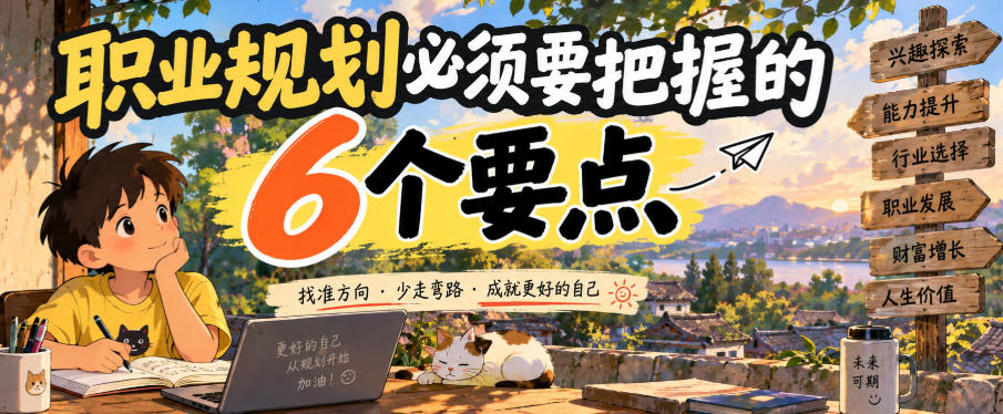 付费文章：职业规划必须要把握的6个要点-来聚吧