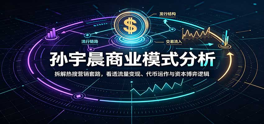 孙宇晨商业模式分析：拆解热搜营销套路，看透流量变现、代币运作与资本博弈逻辑-来聚吧