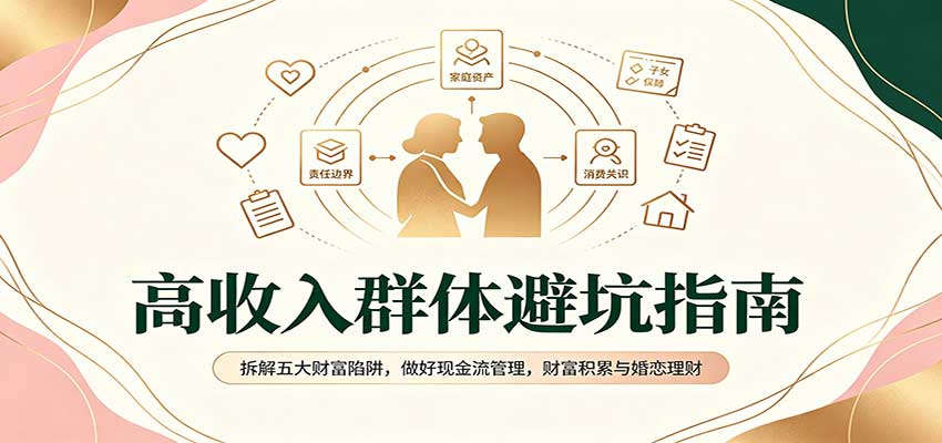 高收入群体避坑指南:拆解五大财富陷阱,做好现金流管理,财富积累与婚恋理财-来聚吧