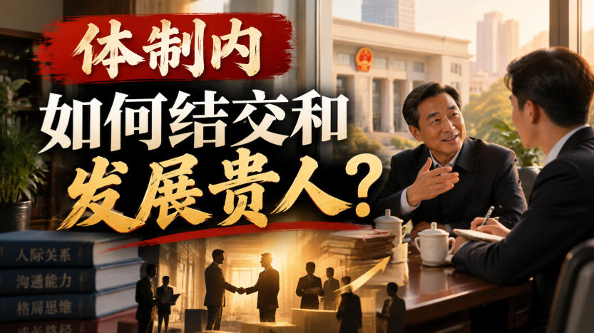某公众号付费文章:体制内,如何结交和发展贵人?-来聚吧
