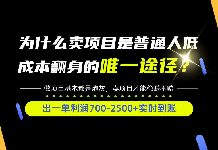 普通人如何靠互联网賺取自己的第一桶金!全类目实操型教学,看完你全都懂了!【揭秘】-来聚吧
