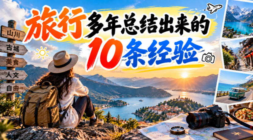 付费文章:旅行多年总结出来的10条经验-来聚吧