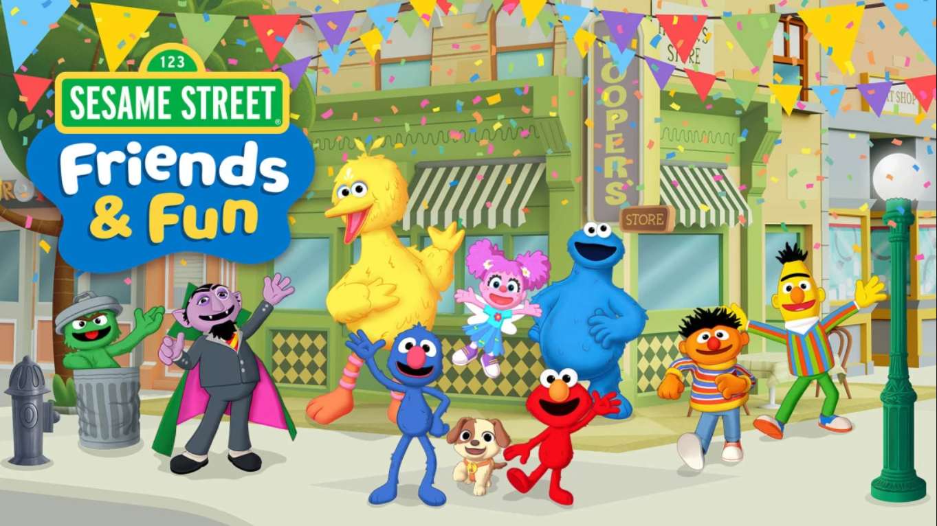【美版】芝麻街:朋友与欢乐 Sesame Street: Friends & Fun 中文-来聚吧