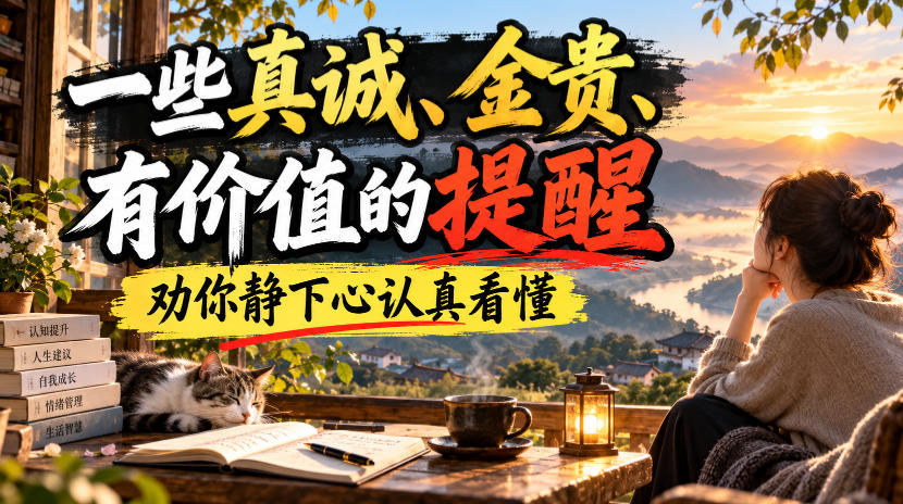 付费文章:一些真诚、金贵、有价值的提醒,劝你静下心认真看懂-来聚吧