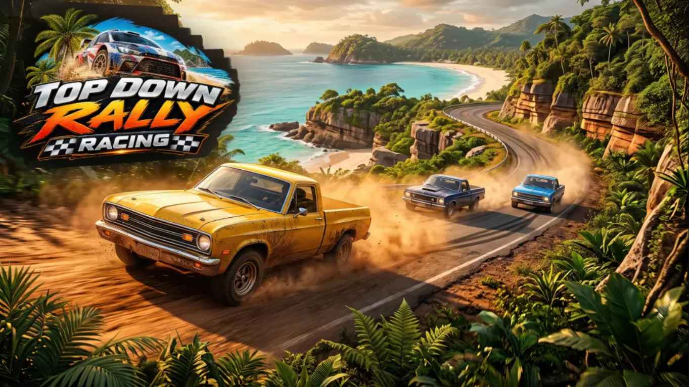 【美版】俯视拉力赛车 Top Down Rally Racing 英语-来聚吧