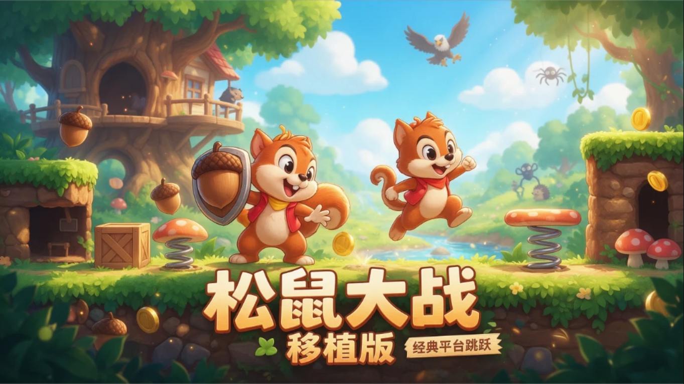 【移植游戏】松鼠大战-重制版 移植游戏-来聚吧